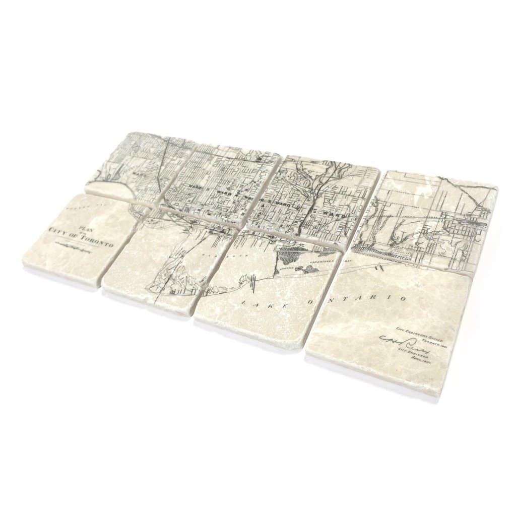 Toronto Map Coasters – 1901