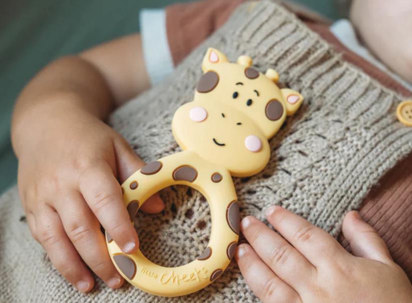 Silicone teether ring