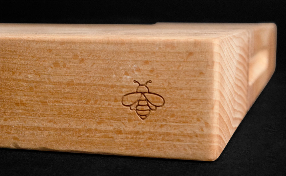 Wood cutting board from Hazaki, a Canadian company