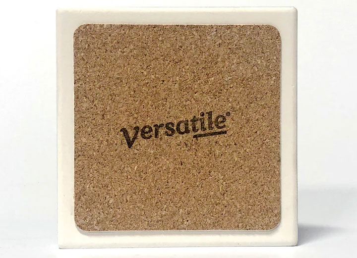 Good morning coasters wtih cork from Vtile, a Canadian company
