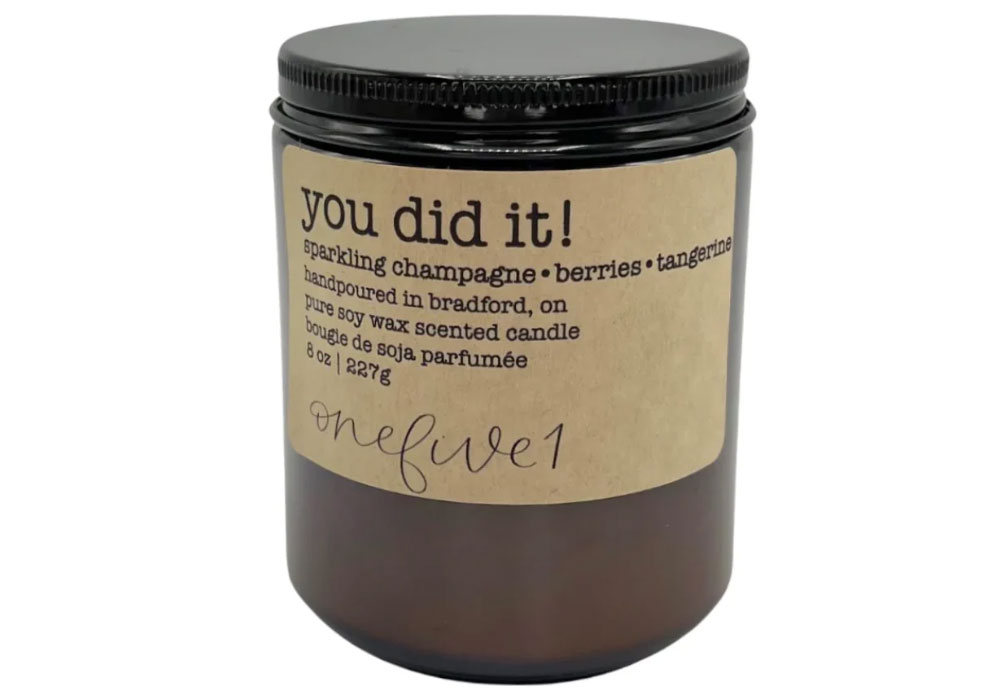 You did it soy candle